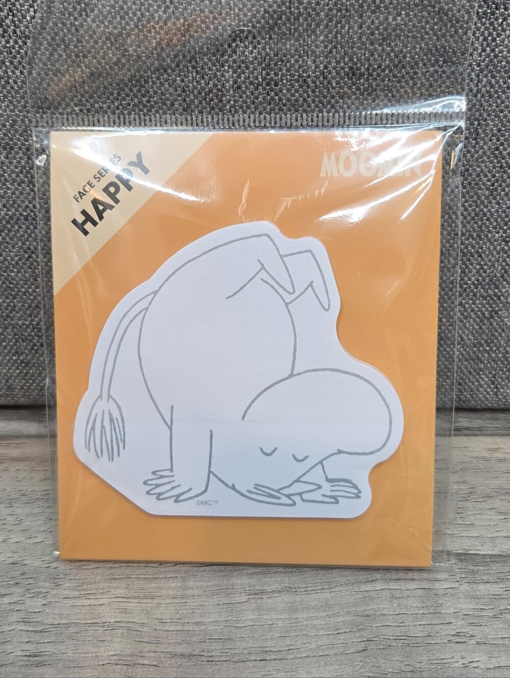 Moomin Japan Happy Face Series Die-Cut Sticky Notes Memo Pad – New & Sealed